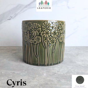 The Leaferie Cyris plant pots. flowerpot . flowerpots . flower pot . planter . planters . Ceramic