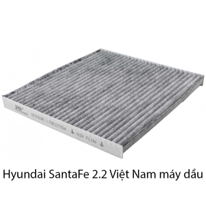 Lọc gió máy lạnh lọc cabin Than hoạt tính AC9324C JS Asakashi dành cho xe Hyundai SantaFe 2.2 Việt Nam máy dầu 2014 2015 2016 2017 2018 3SF79AQ000 hàng Nhật