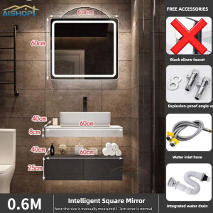 [SG Stock]Bathroom Mirror Cabinet Set  bathroom washbasin cabinet  luxury small unit washbasin sink integrated bathroom washbasin cabinet