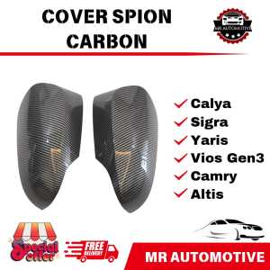 Cover Spion Calya Sigra Yaris Vios Gen3 Camry Altis Carbon Kevlar