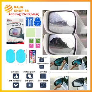 Anti Fog Kaca Film Besar Oval Spion Mobil Anti Embun Hujan