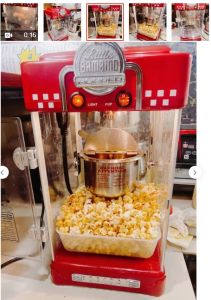 เครื่องทำป๊อปคอร์น 2.5OZ 300W เครื่องทำข้าวโพดคั่วรุ่น ZB-GT8 💥รุ่นใหม่พร้อมส่ง