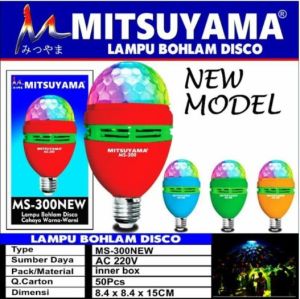 Lampu Disco Putar LED Warna Warni - Bohlam Lampu Disko LED E27 Full Color - Lampu Hias LED