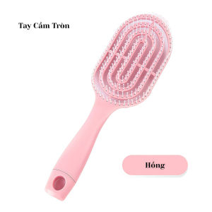 Lược Chải Tóc Gỡ Rối Hình Bán Nguyệt Ôm Sát Massage Da Đầu