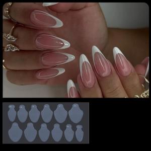 Nail Form Mould French Line Stickers for Nail Extensions Reusable Manicure Tools French Nail Tips Drawing Guide Stickers