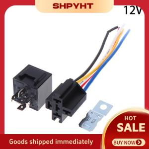SHPYHT 12V 24V 5pin ô tô Relay 40A với khai thác bảo vệ ổ cắm Rơle xe cho hệ thống điều hòa không khí