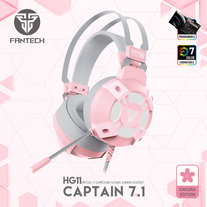 Fantech Sakura Edition HG11 Captain Surround Sound RGB