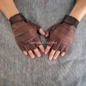 Sarung Tangan Motor Kulit Rider Simple Leather Gloves