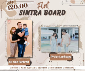 PERSONALIZED A4 Sintra board Photo tile | 3mm Sintra board photo tile pictures | Wall decorations