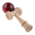 Pezhong Japan Traditional Wooden Marble Kendama Kids Skill Ball Game Toy Wine Red. 