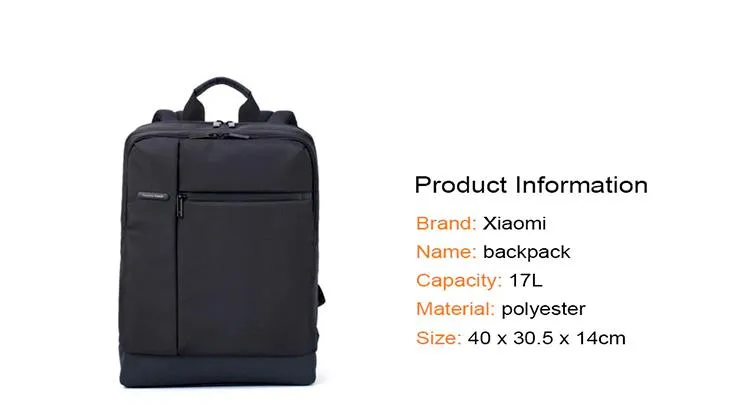 Xiaomi Mi Backpack Classic Business Backpacks Lazada