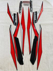 Bộ tem decal dán xe máy Honda Vario 150 đỏ đen  zin thái siêu đẹp