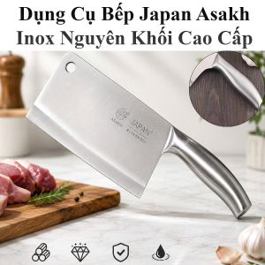 Dụng Cụ Bếp Japan Asakh Inox Nguyên Khối Cao Cấp