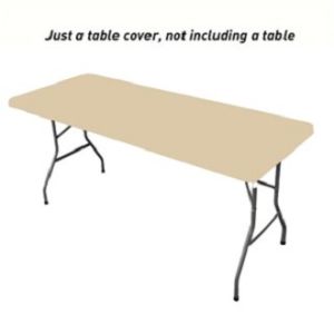 【High Quality】TOP TABLE CLOTH Spandex Folding Lifetime Table Cloth Elastic Table COVER Washable Dust Protection
