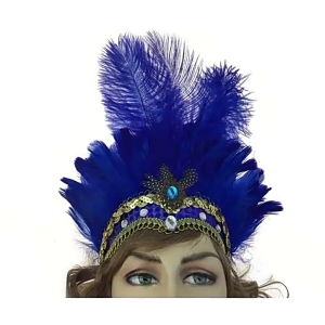 Cổ điển hairband với Feather & shinning Sequins Tiệc tiệc Băng đô co dãn cho cô gái lễ hội bữa tiệc Halloween