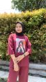 Baju Wanita Terbaru DIANTY SET BO Bahan CRINKLE APLIKASI SABLON SIZE M L XL XXL PC 96 CM Ootd Wanita. 