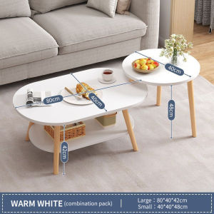 Center Table for Living room Combined Side table Coffee table 2 Tiers Modern Simple Small table Creative Style