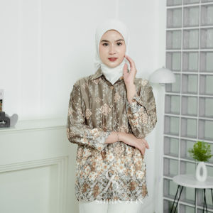 Atasan Wanita Terbaru - Motif Bunga ShirinZein Kemeja Maudy