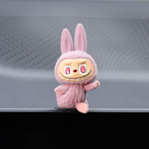 Car Dashboard Decor Cute Yoga Pose Display Figure Bubble Mart Cartoon Interior Accessory Car cartoon ornament For Vehicle Center Gift