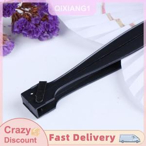 QIXIANG1 Mùa hè cầm tay Fan Trung Quốc gấp tay Fan in giấy quà tặng trang trí