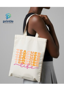 PREMIUM QUALITY KATSA/CANVAS TOTE BAGS - TEACHER PRINTS