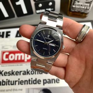 POEDAGAR Vintage Watch for Men Waterproof Double Calendar Stainless Steel Fashion Watches
