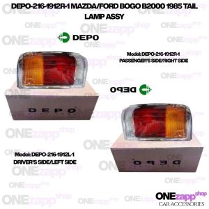 Depo-216-1912R Tail Lamp Assembly for Mazda/Ford B2000 1985 Passengers Side/Right and Drivers Side/Left Automotive Parts