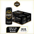 [Thùng 24 lon 330ml] Bia Đại Việt Black, bia đen, bia lon, sản xuất theo luật bia tinh dòng của bia Đức, không hóa chất, Bia Việt dành cho người Việt có gu. 