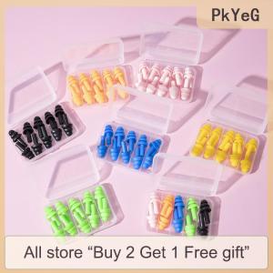 [COD] PkYeG Tool Swimming Waterproof Insulation Comfort Ear Plugs Noise Cancelling For Sleep 5 Pairs Colorful Soft Silicone Earplugs