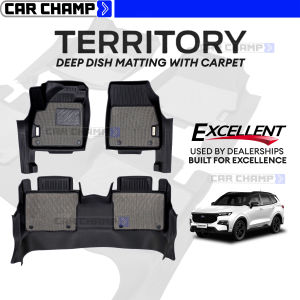 Ford Territory 2023 to 2026 Deep dish Matting 5D / 7D EXCELLENT Thailand Quality ( Car Accessories)