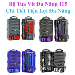 Bộ Tua Vít Đa Năng 115 Chi Tiết Tiện Lợi Đa Năng