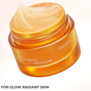 Wardah Radiant Charge Gel Moisturizer 30g Vitamin C Adenosine Recharge Dull Tired Skin Barrier Repair Antioxidant Protection