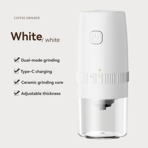 New Upgrade TYPE-C USB Charge Coffee Grinder Portable Electric Fresh Grinder for Beans Spices and More Ceramic Grinding Core Coffee Beans Mill Grinder