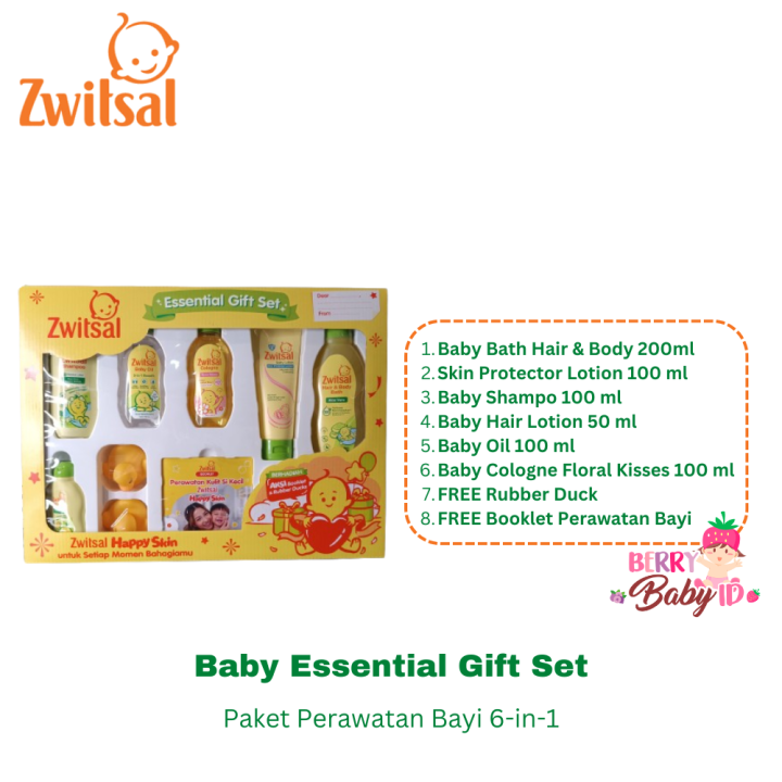 Zwitsal Natural 7in1 Essential Gift Set Kado Bayi Perlengkapan