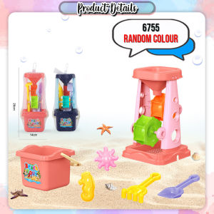 [Little B House] Sandpit Beach Toy Set Seaside Digging Shovels Truck Rakes Watering Pot 沙滩玩具挖沙漏铲子 Mainan Pantai - BT190