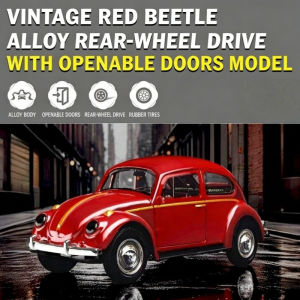 Starry Home.my Diecast Car Model 1 36 Scale Pull Back Toy Vintage Beetle Mini Collectible Tahan Lama Rumah Tangga Display