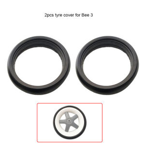 Stroller Tire Compatible Bugaboo Bee3 Bee5 Trolley Pushchair Wheel Tubeless Tyre Cover PU Material Replacement Pram Accessories