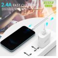 Bisen BC2690 Fast Charger w/ USB Cable 2.4A Quick Charging For Type-C Android Micro. 