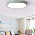 Macaron Tri-Color Ceiling Light Embedded Modern Simplicity LED Ceiling Lamp Installation Lighting Fixture. 