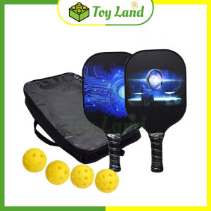 [Xịn] Set 2 Vợt Pickleball Kèm 4 Bóng Và Túi Đựng Dành Cho Người Mới Đồ Chơi Thể Thao Pickle Ball
