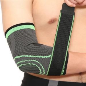 Adjustable Elbow Guard Support Breathable Elbow Brace Compression Support Elbow Sleeve Elbow Support Protector Brace Guard Protective Arm Sleeve (1Pcs )