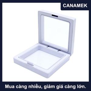 【CANAMEK】 Trắng trong suốt treo hiển thị trường hợp hộp đồ trang sức vòng cổ lưu trữ chủ