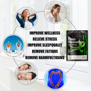 【สินค้าออกใหม่】แพทช์เท้าดีท็อกซ์สำหรับนอนหลับลึก Relief ความเครียดสารพิษในร่างกายแผ่นสมุนไพรทำความสะอาด