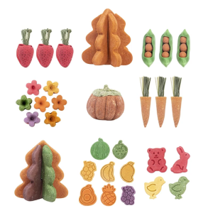 Rabbits Molar Vegetable Biscuit Hamsters Chinchillas Rabbit Parrot Cleaning Teeth Treat Molar Chew Toy