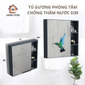 Tủ Gương Phòng Tắm Lavabo Siêu Nhẹ Chống Thấm Nước Phong Cách Hàn Quốc. 