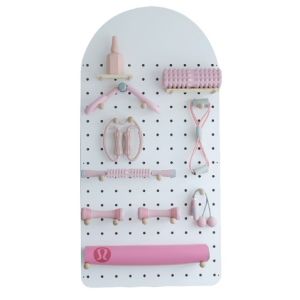 Home Gym Equipment Storage Organizer Wall Board Yoga Mat Dumbbell Fitness Corner Organization Rack Movable Trolley