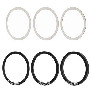 6lots Good Quality Aluminum Bottom Brackets Spacers Bicycles Cranks Washers for Enhancing Cycling Performances