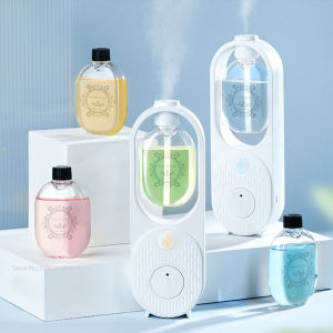 Flame Pure Essential Oil Aroma Diffuser Waterless Aromatherapy Diffuser For Home 5 Gear Mode Fragrance Dispenser Mist Maker