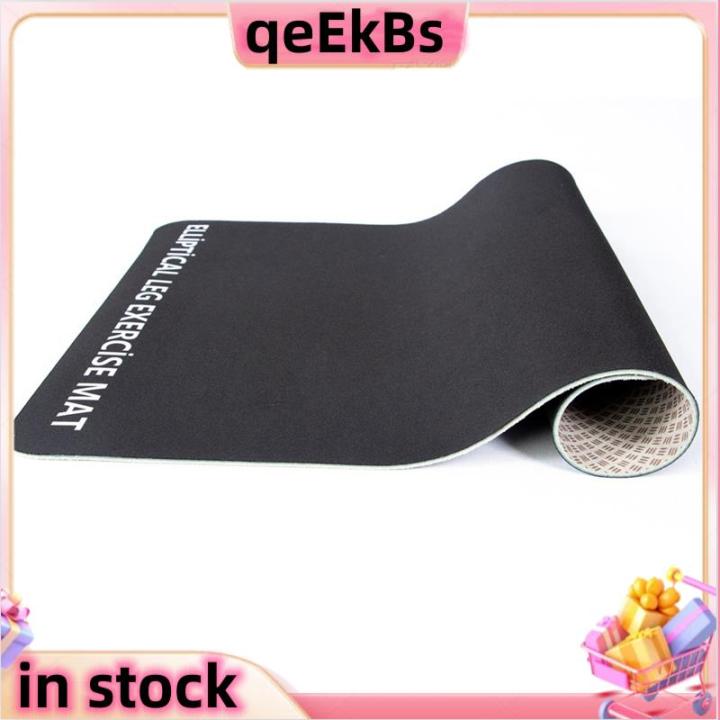 Tapis De Sport Antidérapant Pour Pédalier D'appartement – Noir, 60x43cm, PU
