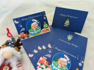 EPA🔥การ์ดอวยพร ลายคริสต์มาส (พร้อมส่ง) มีซองใสใส่ทุกชิ้น